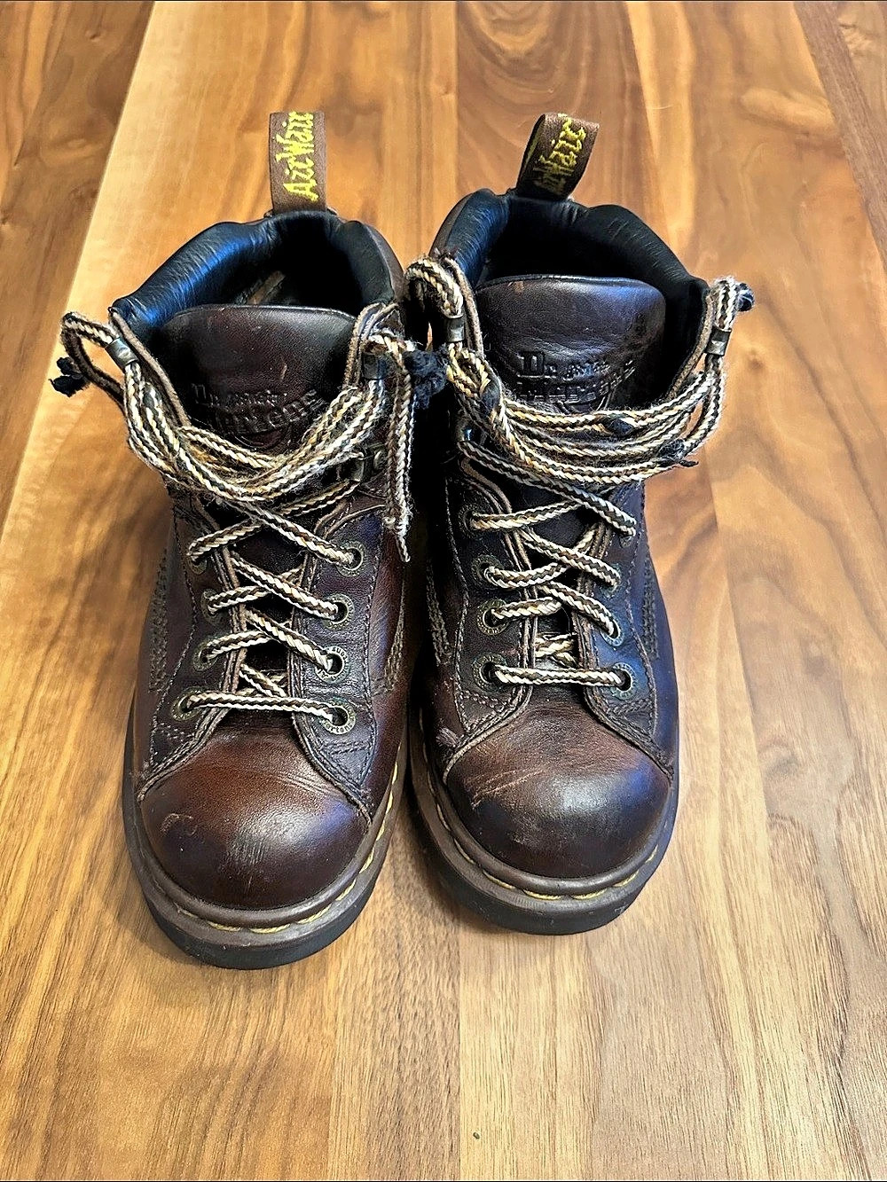 Dr. Martens Vintage 90s 8287 8-Eye Boots lug Sole leather US men's 4women's 5.5